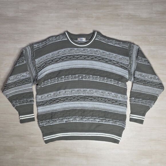 Vintage Classics By Palmland Coogi Style Textured Sweater Men's Size XXL - Picture 1 of 9